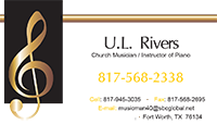 UL Rivers business card